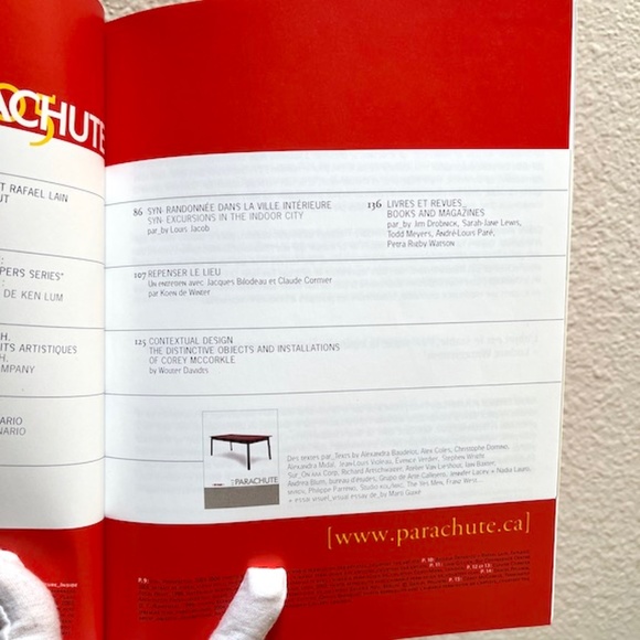 Art Design Parachute Contemporary. 158 pgs. Paperback Binding. English & French. - Picture 6 of 11
